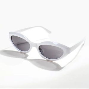 White Frame Sunglasses
